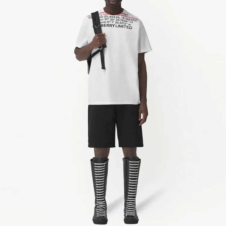 Burberry Short Sleeve Design T Shirt-1