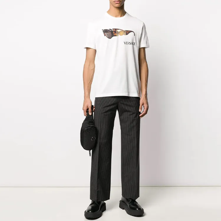 VERSACE Medusa Biggie Print T Shirt-1
