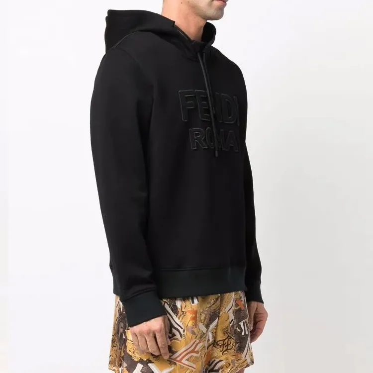 FENDI Sweatshirts Men Black-3