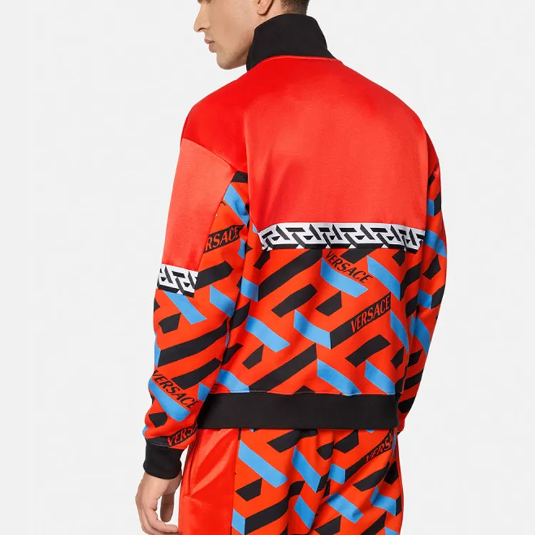 VERSACE Jackets Men Orange Red-3