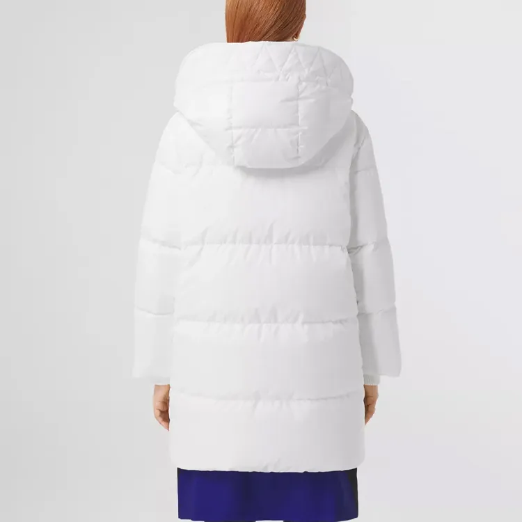 Burberry Down Jacket Women's Glossy White-2