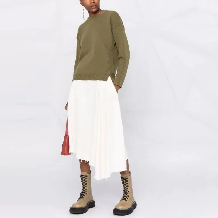 ALBERTA FERRETTI FW21 Loose Fit Sweater Women's Green-1