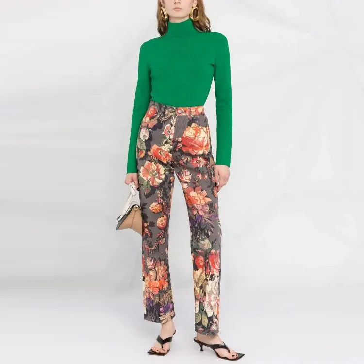 Stella McCartney FW21 Slim Fit Sweater Women's Green-1