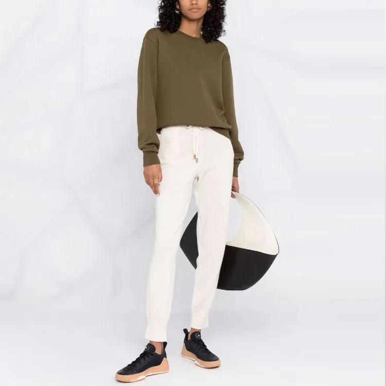MICHAEL KORS Knitted Sweatpants Women's Ecru-1