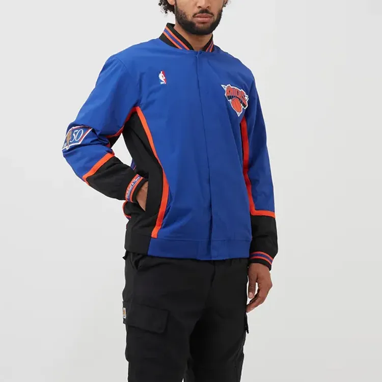 Mitchell & Ness 'NBA Ny Knicks 96' Authentic Warm up Jacket-1