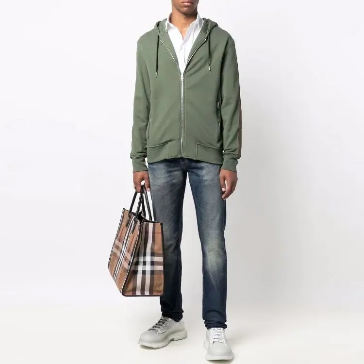 Alexander McQueen Zip Up Long Sleeved Hoodie-1