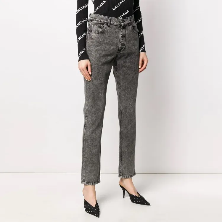Balenciaga Jeans Women's Gray-3