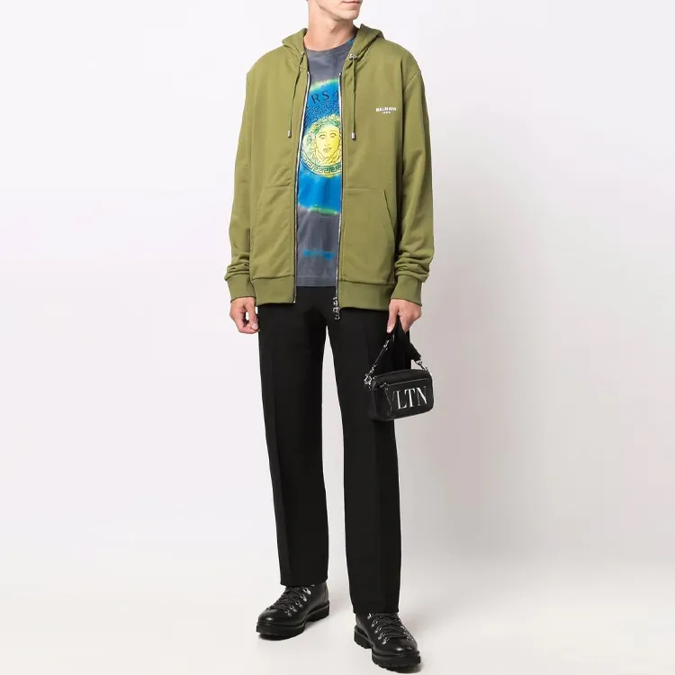 BALMAIN Sweatshirts Men Green-1