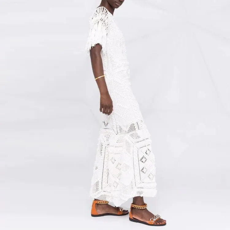 Zimmermann Short-Sleeved Dresses Women's White-3