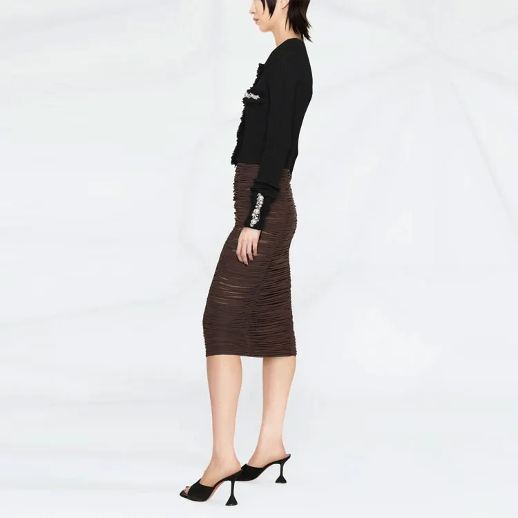 BALMAIN Embellished Ribbed Cardigan-3