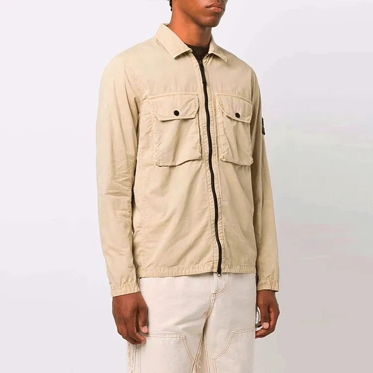 STONE ISLAND Jackets Men Light Yellow-4