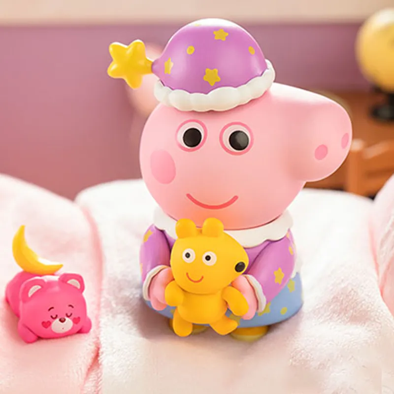 POP MART Piglet Peppa Pig Playtime Collection Blind Box Products Single Mystery Box/2 Mystery Boxes-10