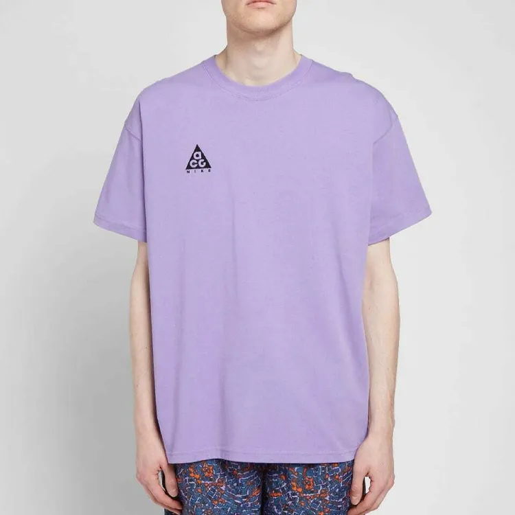 Nike T Shirts Men Light Purple-2