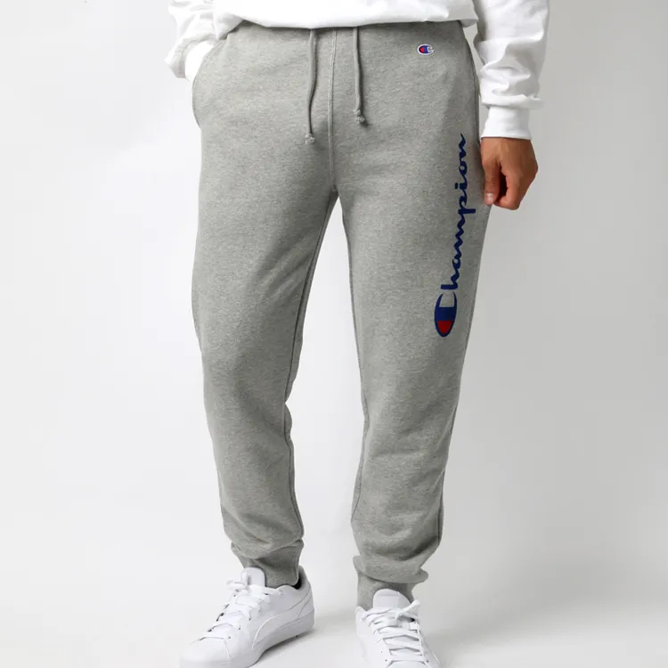Champion Straight Moderate Sports Pants Japan Version Unisex Gray-1