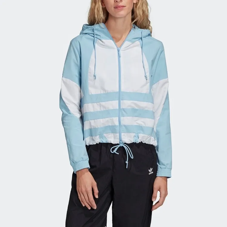 Adidas Originals Clover Series Jackets Women's Blue-2