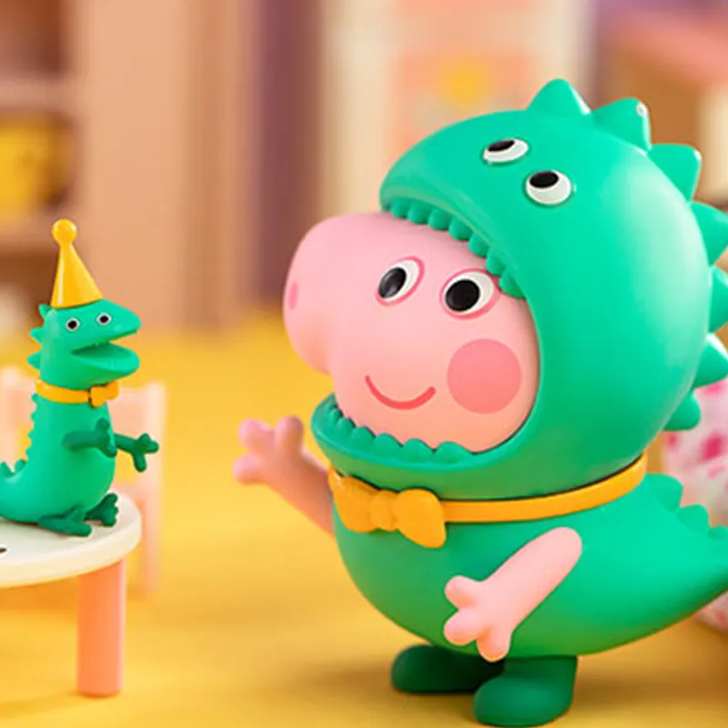 POP MART Piglet Peppa Pig Playtime Collection Blind Box Products Single Mystery Box/2 Mystery Boxes-12