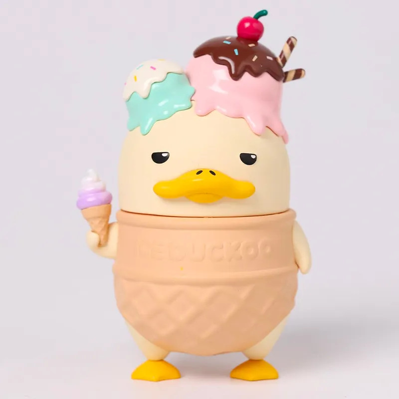 POP MART Duckoo Ice Cream YA Hang Tag Box 100% 7cm-1