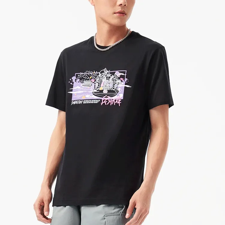 LiNing Regular T-Shirt Men's Black-2