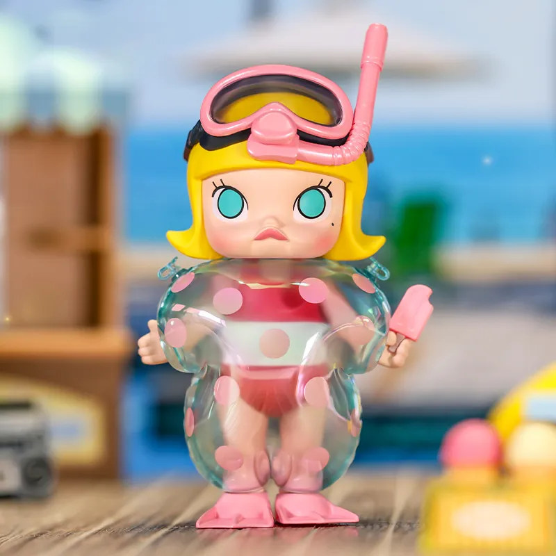 POP MART Molly Bubbles Summer Hang Tag Box 8.6cm-1