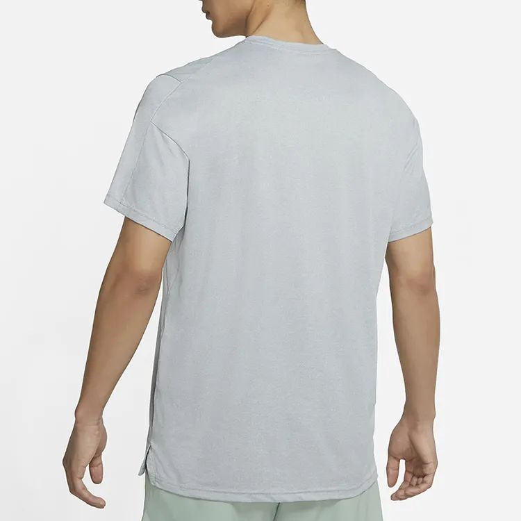 Nike T Shirts Men Gray Black-4