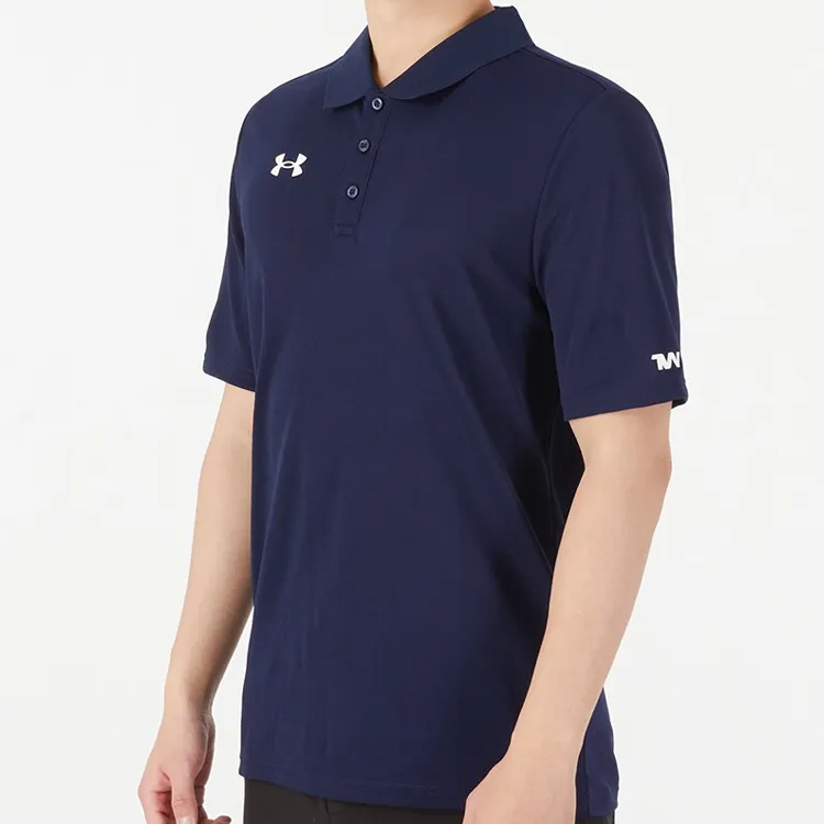 Under Armour Polo Shirts Men Collegiate Blue-3
