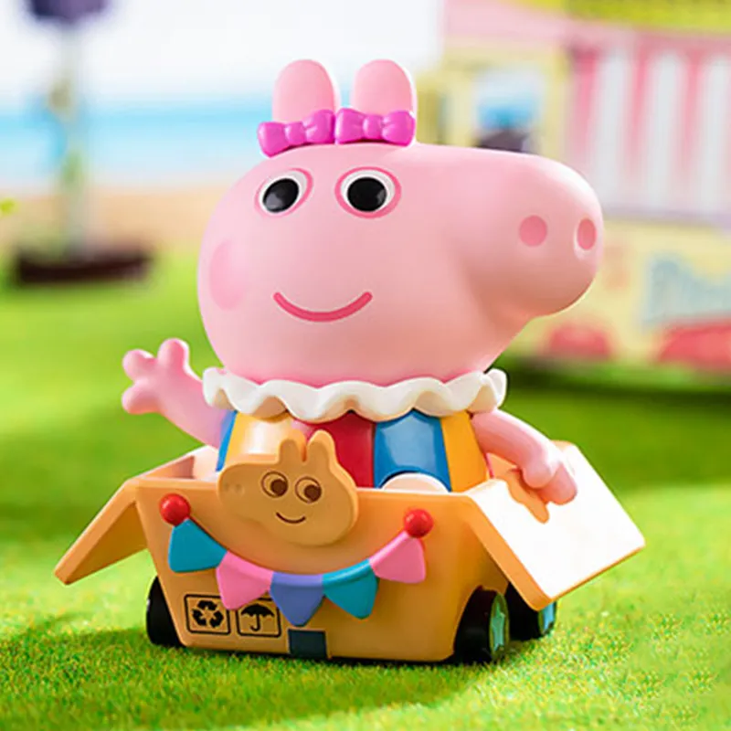 POP MART Piglet Peppa Pig Playtime Collection Blind Box Products Single Mystery Box/2 Mystery Boxes-3