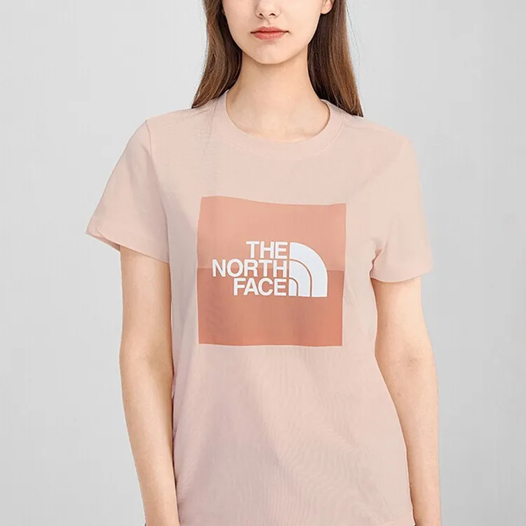 THE NORTH FACE Set in Sleeve T Shirt Women's Pink-3
