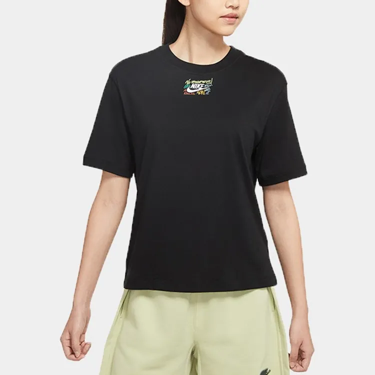 Nike T-Shirts Women's Black-4