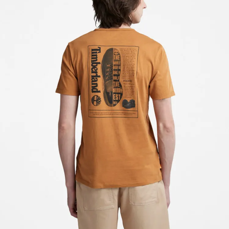 Timberland T Shirts Men Brown-2