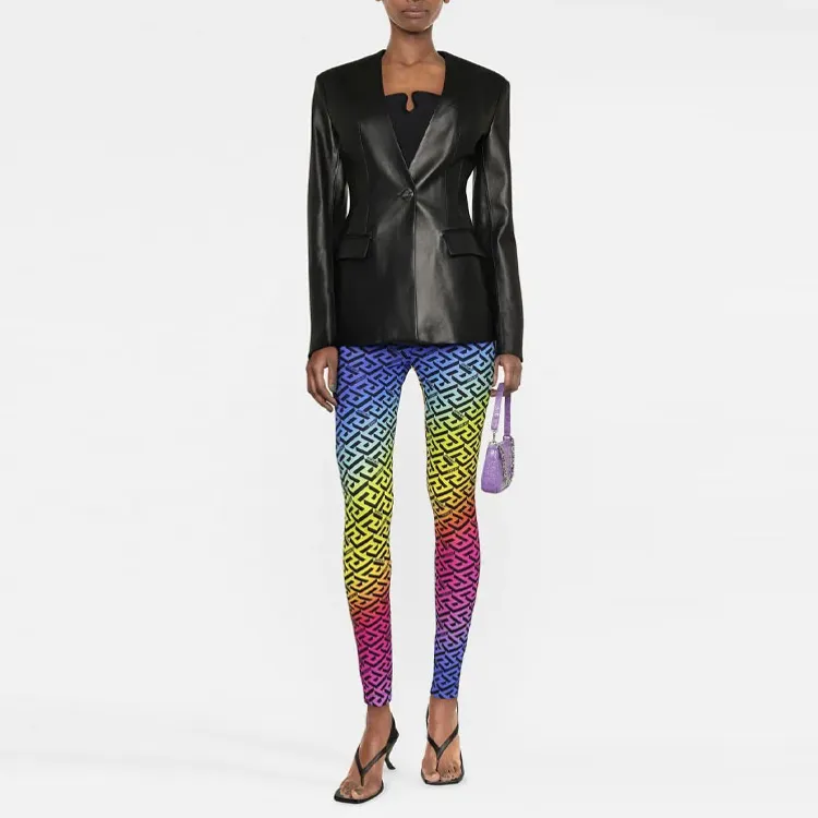 VERSACE Leggings Women's Multicolor-1