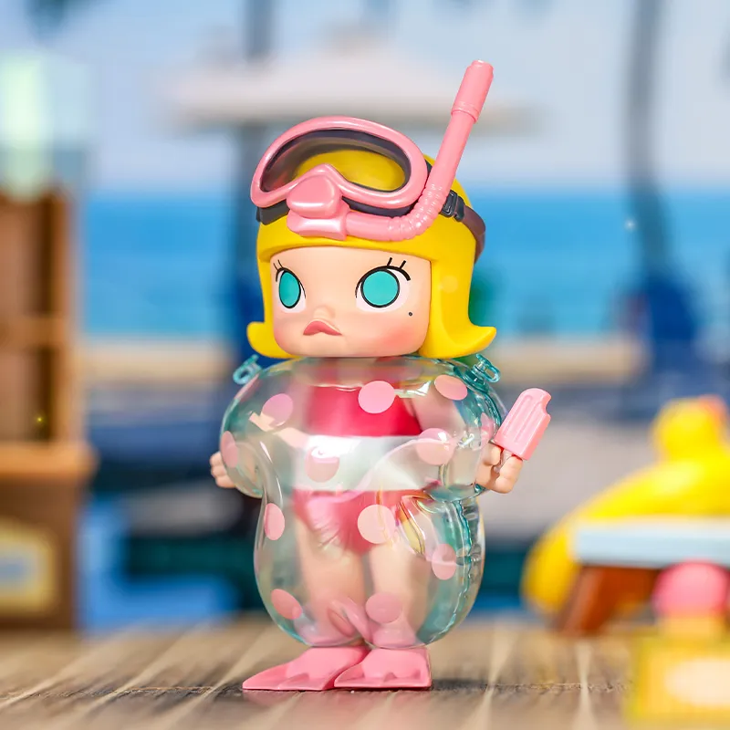 POP MART Molly Bubbles Summer Hang Tag Box 8.6cm-2