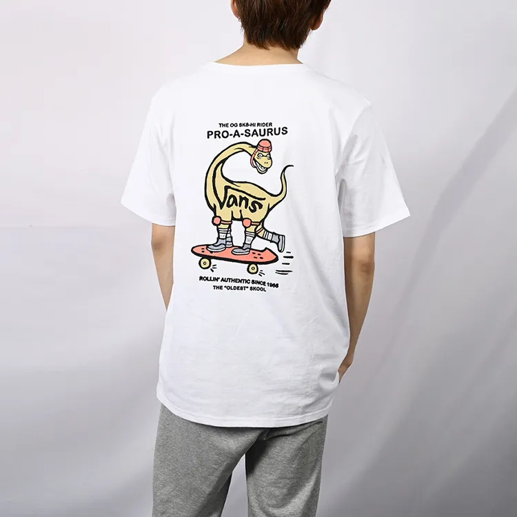 Vans Set-in Sleeve T-Shirt Unisex White-3