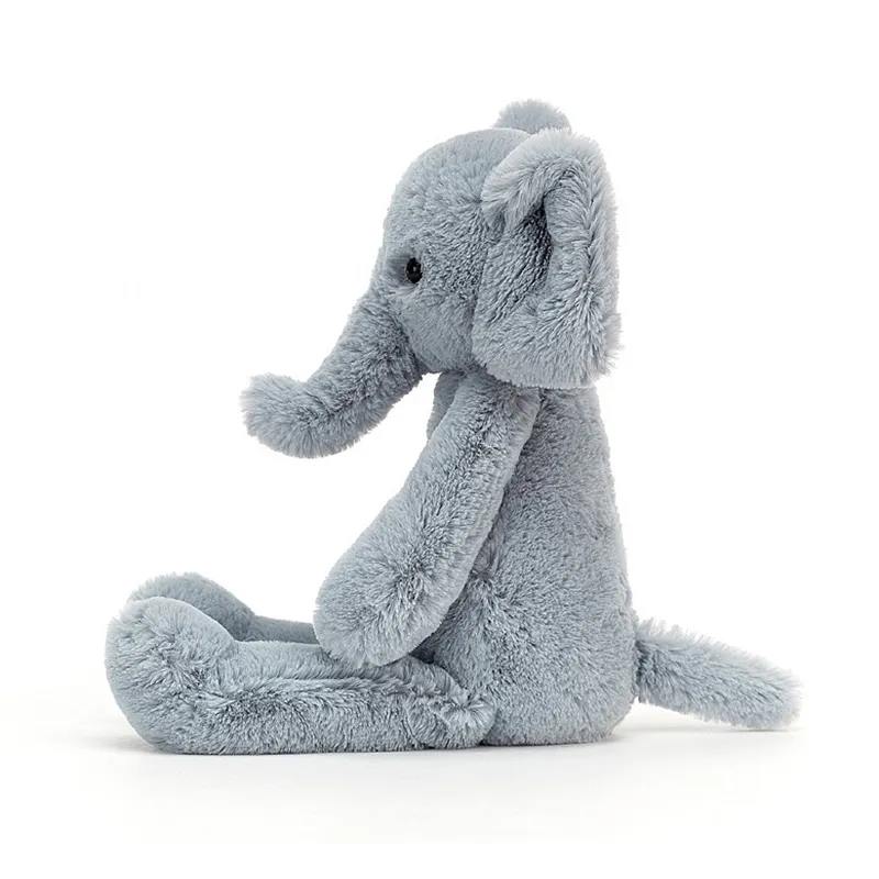 JELLYCAT Jungle Animal Collection Booby Dumbo Dolls Plush Doll 24cm Height-1