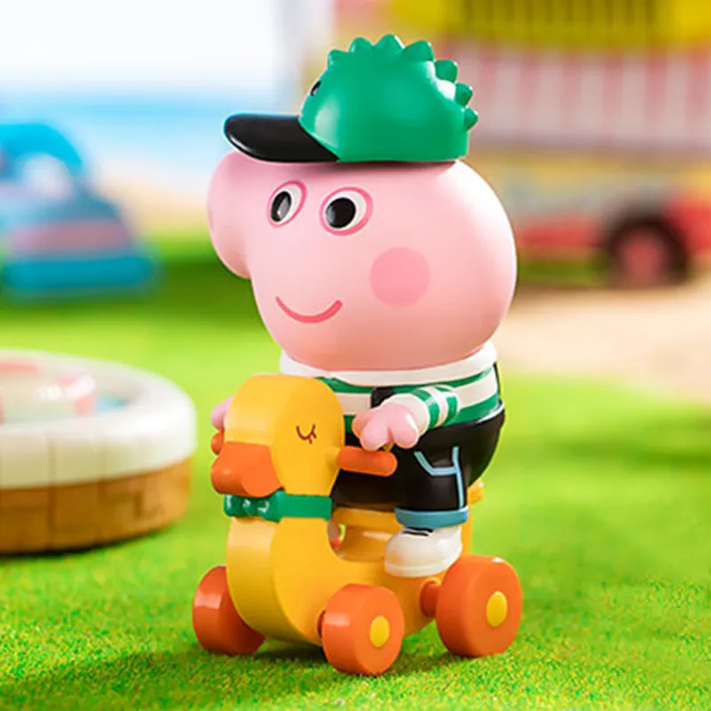 POP MART Piglet Peppa Pig Playtime Collection Blind Box Products Single Mystery Box/2 Mystery Boxes-4