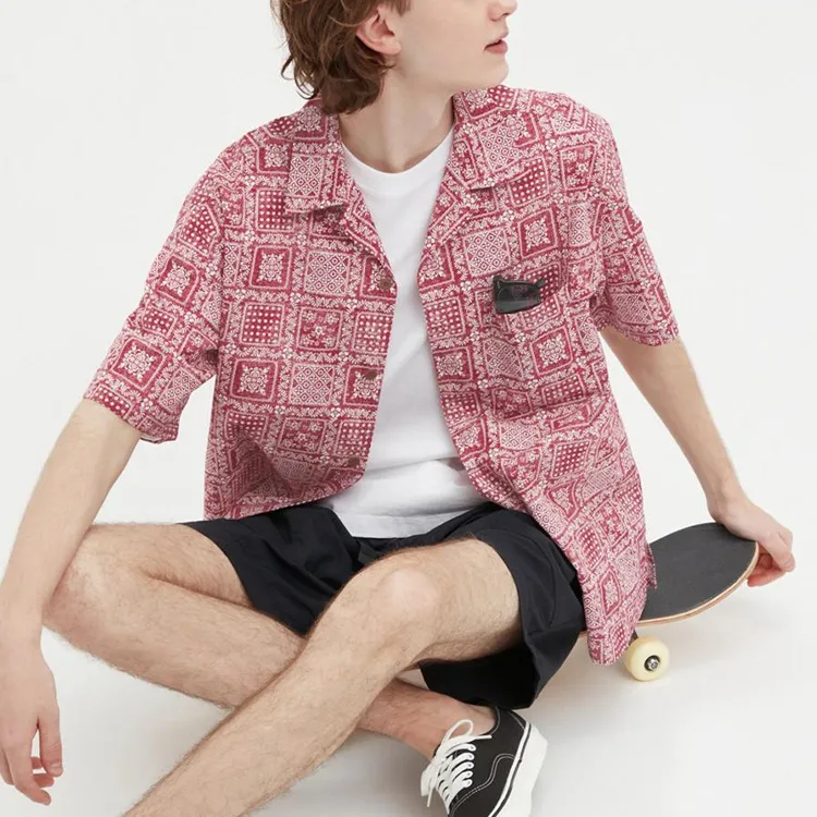 UNIQLO Shirts Unisex Maroon-1