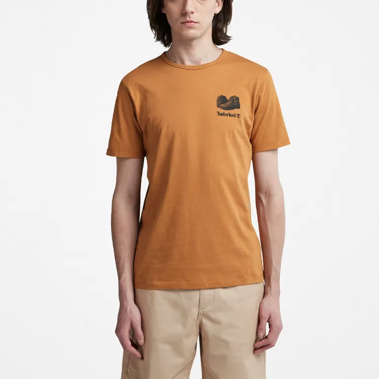 Timberland T Shirts Men Brown-3