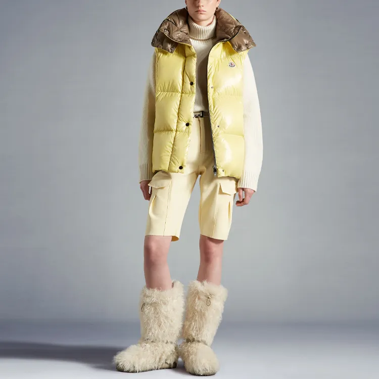 Moncler FW22 Vest Women's Yellow-1