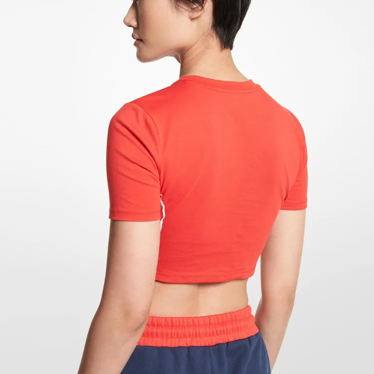 MICHAEL KORS Crop Tops Women's Red-2