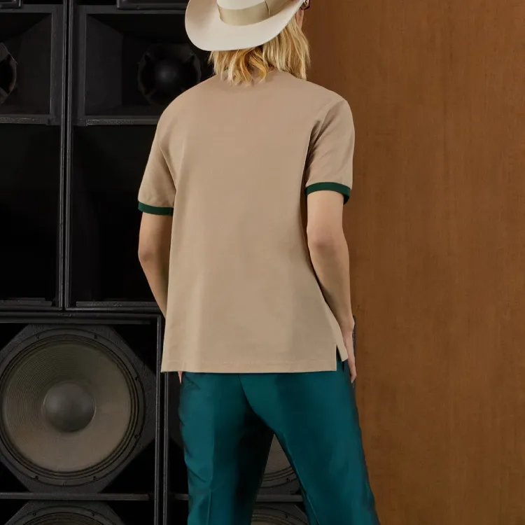 GUCCI SS22 Polo Shirt Men's Brown-3