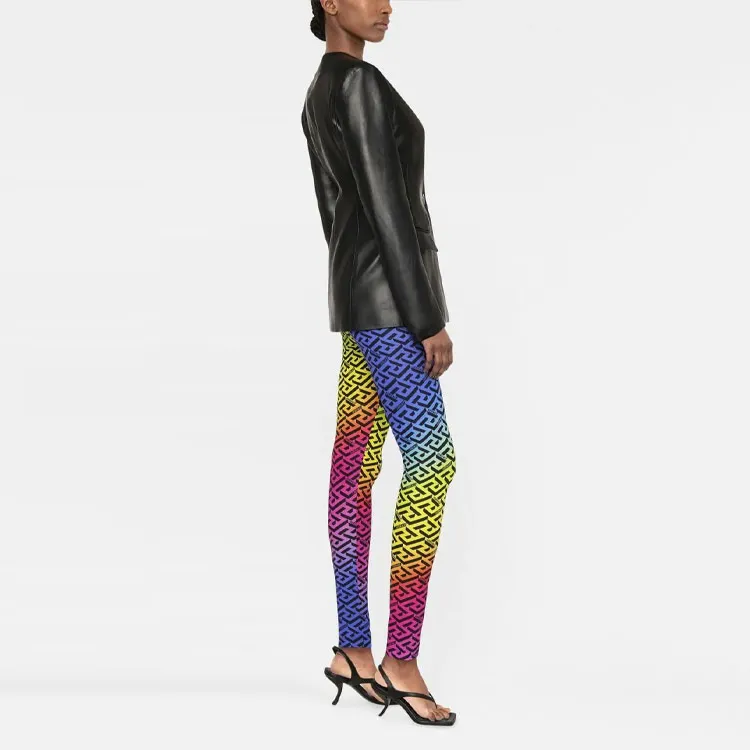 VERSACE Leggings Women's Multicolor-2