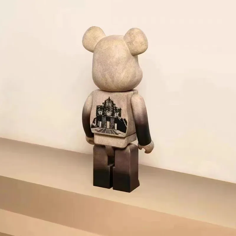 Bearbrick X Ruins Of Saint Paul's Brown-3