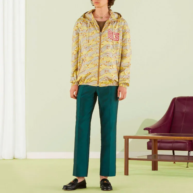 GUCCI Gg Patch Windbreaker-1