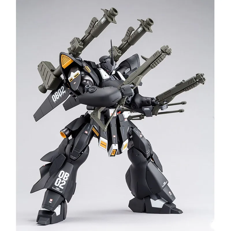 BANDAI MG Gundam Build Divers Genius Head Line Pitch Black Kampfer Model Kits-4