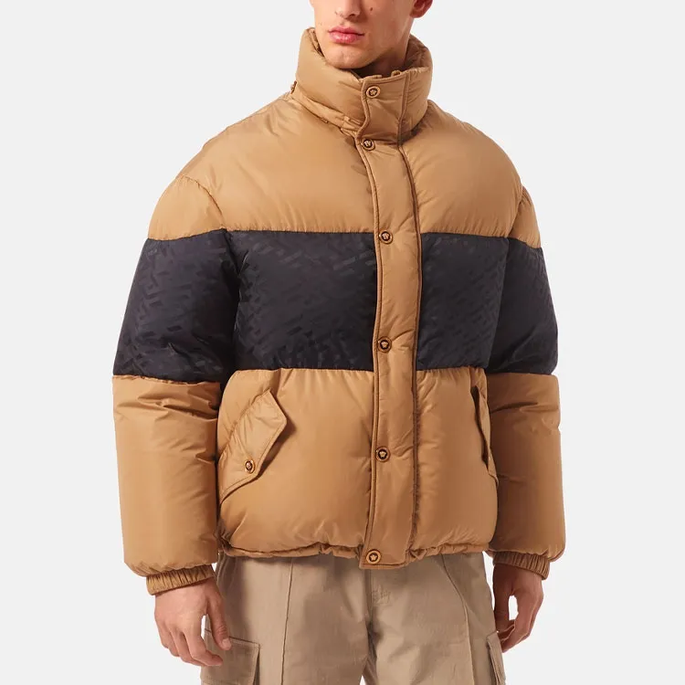 VERSACE Two Tone Long Sleeved Padded Jacket-2