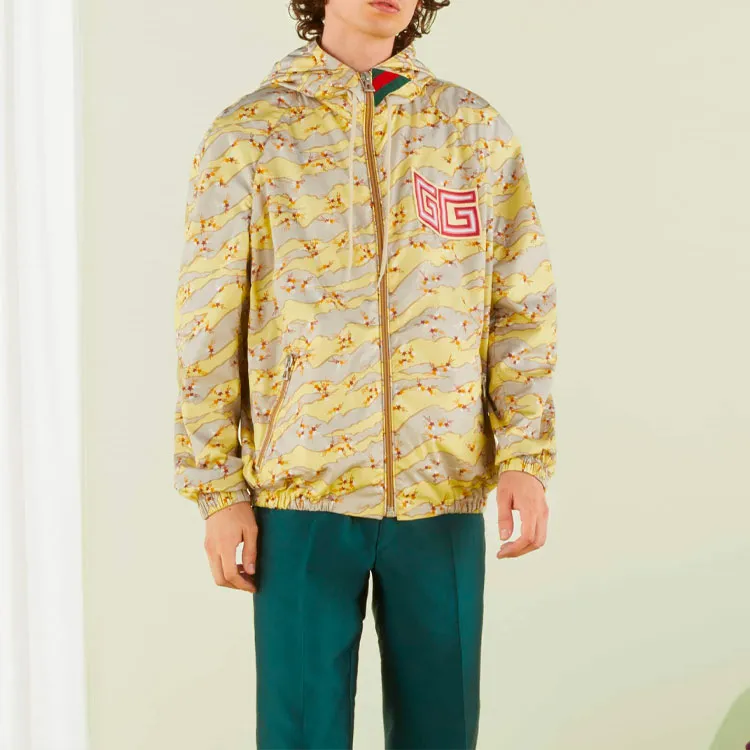 GUCCI Gg Patch Windbreaker-3
