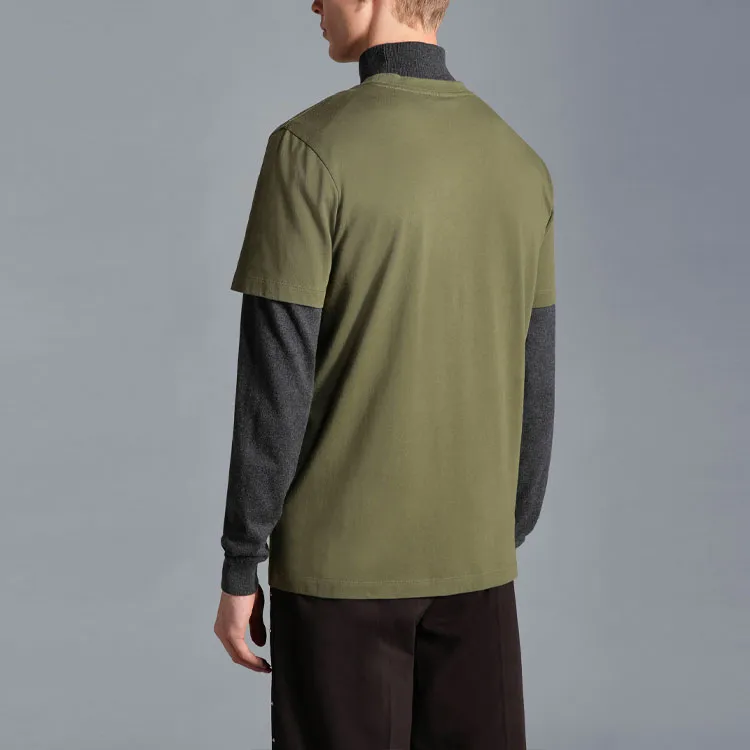 Moncler T Shirts Men Olive Night-1