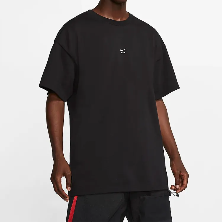 Nike Drop Shoulder Sleeve T-Shirt Men's Black-3