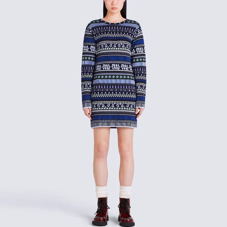 KENZO Knitted Midi Dress-2