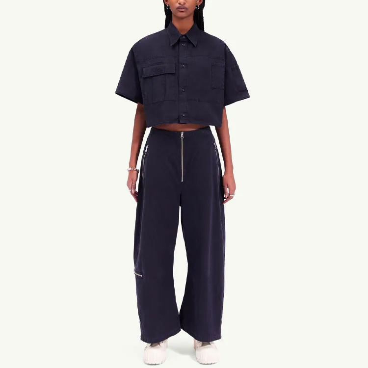 MM6 Maison Margiela Casual Pants Women's Black-3