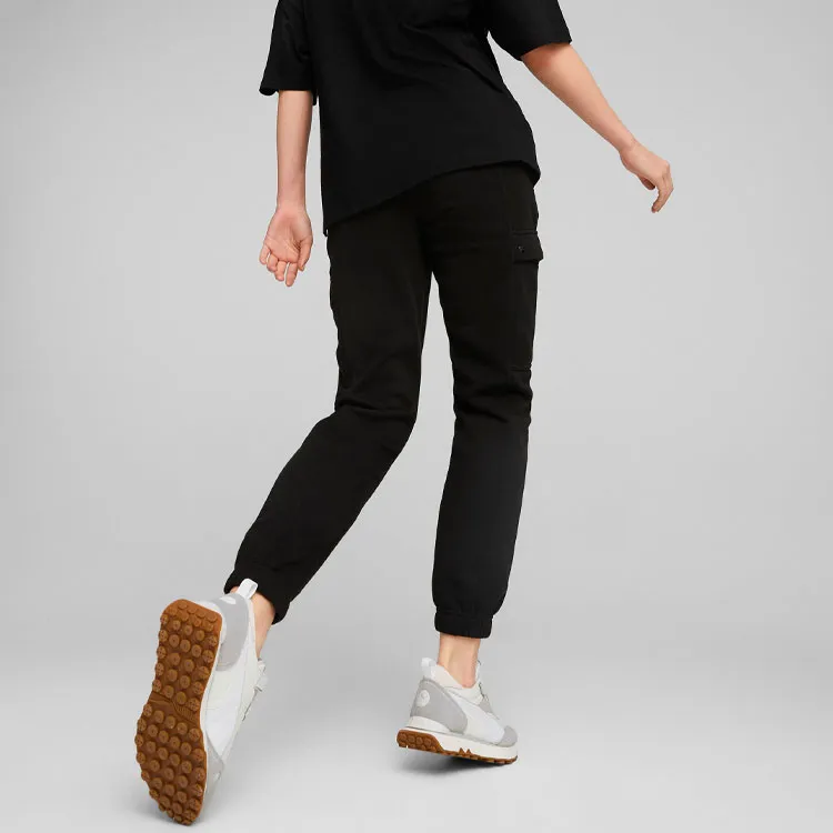 PUMA SWXP CARGO Knitted Sweatpants Women's Black-3